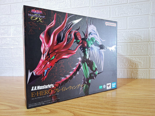 Sh Monsterarts Elemental Hero Flame Wingman Yu-gi-oh Duel Monsters Gx