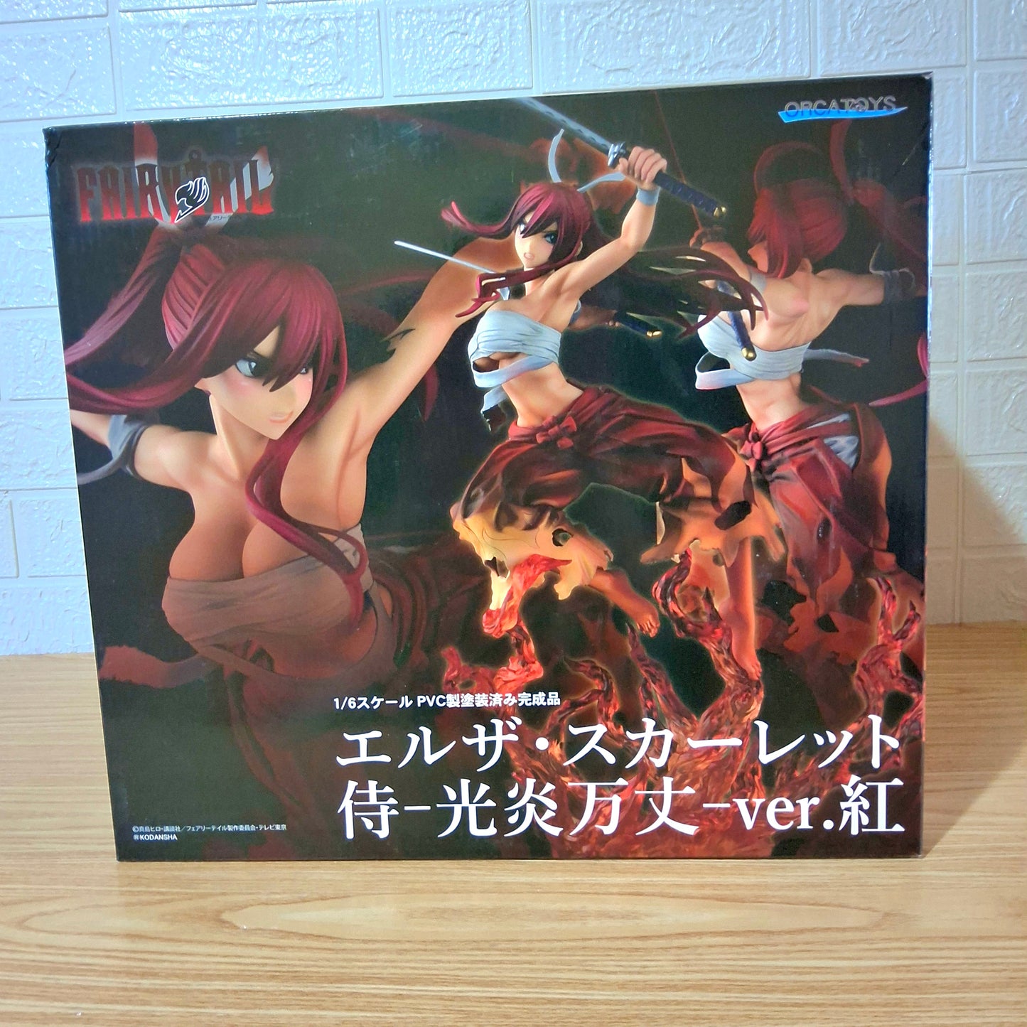 Figura Fairy Tail Erza Scarlet Samurai-Kouen Banjo-ver Orca Toys