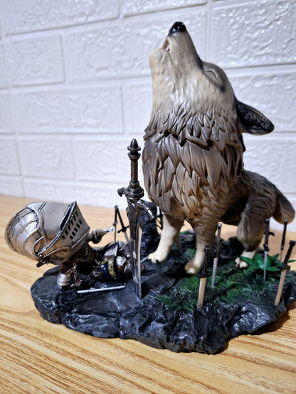 Figura Sif El Gran Lobo Gris Dark Souls 22 cm