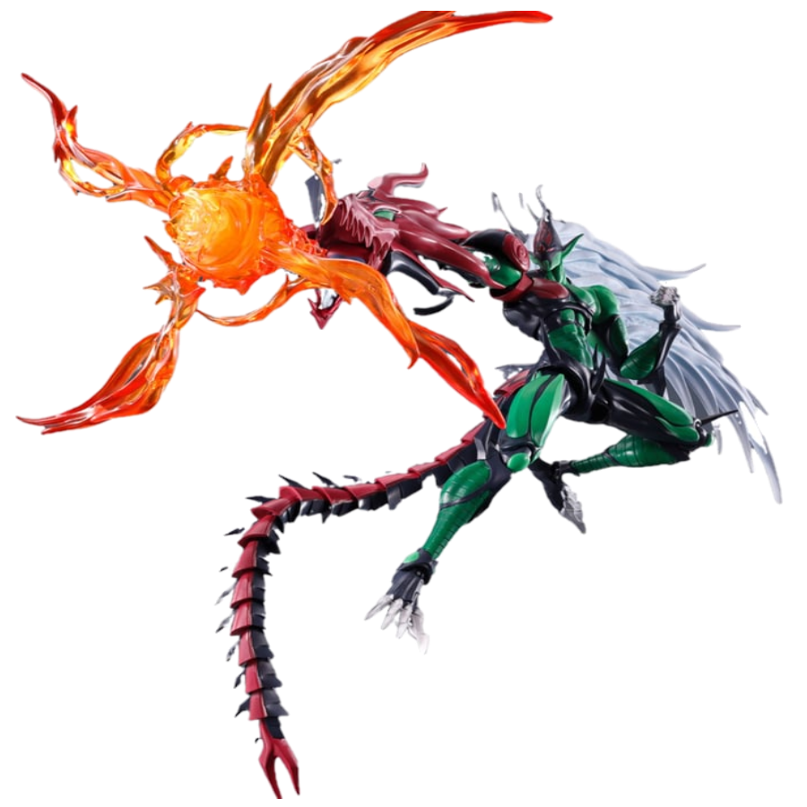 Sh Monsterarts Elemental Hero Flame Wingman Yu-gi-oh Duel Monsters Gx
