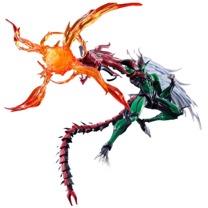 Sh Monsterarts Elemental Hero Flame Wingman Yu-gi-oh Duel Monsters Gx