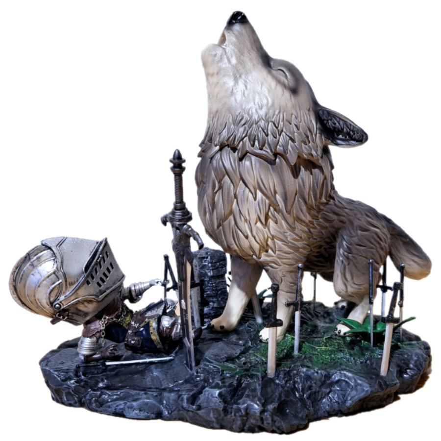 Figura Sif El Gran Lobo Gris Dark Souls 22 cm