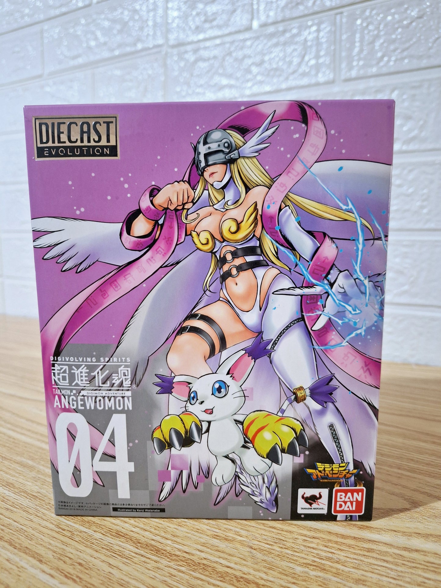 Figura Angewomon Soul Of Super Evolution Bandai Original