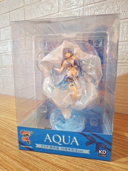 Figura Konosuba Aqua 10TH Aniversario Kadokawa