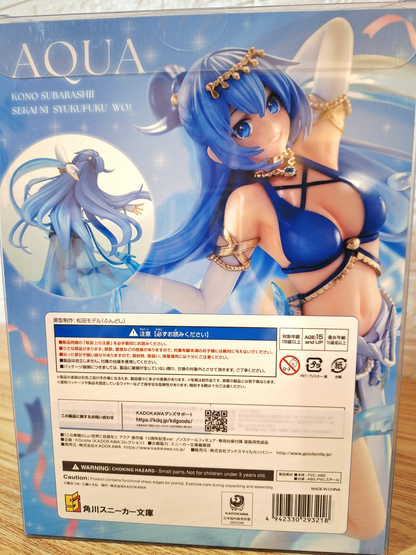 Figura Konosuba Aqua 10TH Aniversario Kadokawa