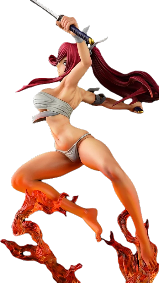Figura Fairy Tail Erza Scarlet Samurai-Kouen Banjo-ver Orca Toys