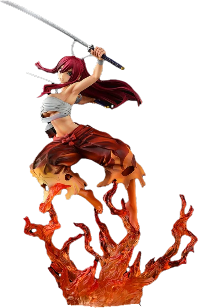 Figura Fairy Tail Erza Scarlet Samurai-Kouen Banjo-ver Orca Toys