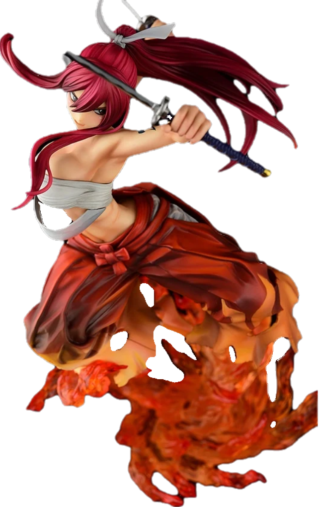 Figura Fairy Tail Erza Scarlet Samurai-Kouen Banjo-ver Orca Toys