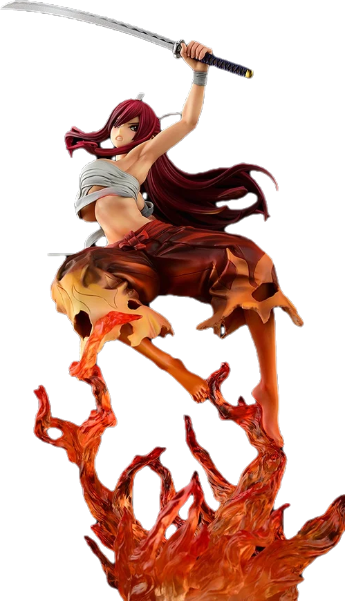 Figura Fairy Tail Erza Scarlet Samurai-Kouen Banjo-ver Orca Toys