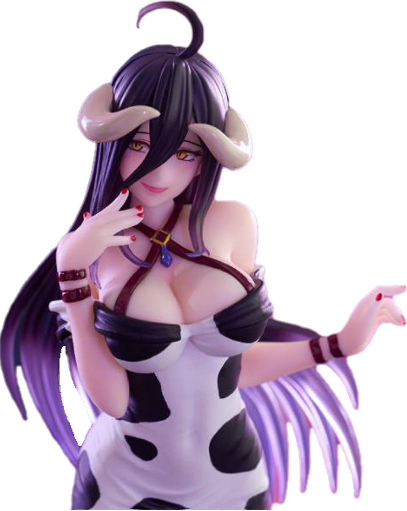 Figura Overlord Albedo Mini Dress Cow Print FuRyu Trio-Try-iT